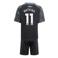 Otroški Nogometni dresi Aston Villa Ollie Watkins #11 Gostujoči 2025-26 Kratek Rokav (+ Kratke hlače)